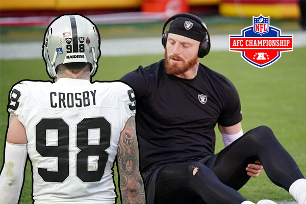 Raiders' Maxx Crosby Previews Tight AFC Championship Game Showdown